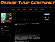 Tablet Screenshot of orangetulipconspiracy.com